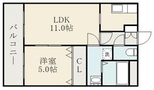 ウイングス6番館の間取り画像