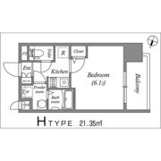 エスリード難波ザ・ゲートの間取り画像