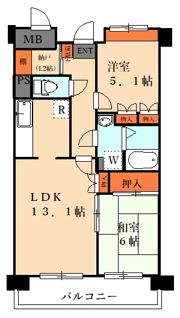リヴェール烏山の間取り画像