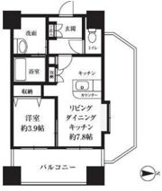 HF西新宿レジデンスWESTの間取り画像