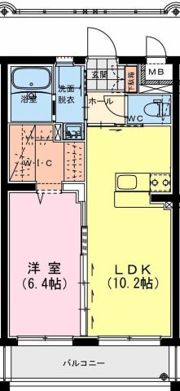 ルナ レインボーの間取り画像