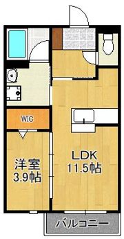 YOURMAISON萩崎の間取り画像