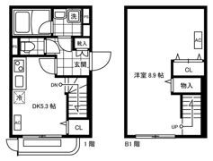 LEGALAND大岡山Annexの間取り画像