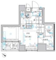 クレイシア日本橋水天宮前の間取り画像