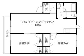 コスモクリアD棟の間取り画像