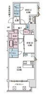 スプランディッド本町グランの間取り画像