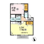 ヴィルセーヌ A/Bの間取り画像