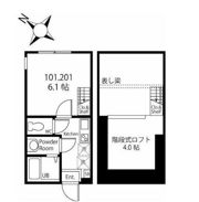 ハーミットクラブハウスグルック西横浜の間取り画像