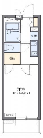 レオパレスオリーブハウスⅤの間取り画像