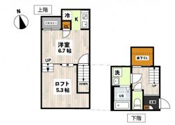 ADC法界院メリアの間取り画像