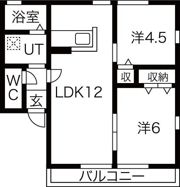 メゾンドルチェC棟の間取り画像