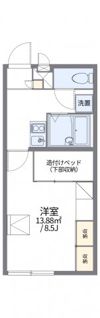 レオパレスヒガシノナミの間取り画像