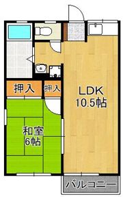 第2コーポ杉野の間取り画像