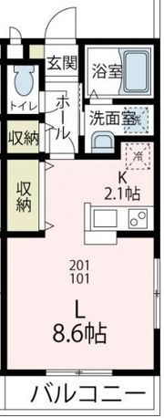 柏尾レジデンス第2の間取り画像