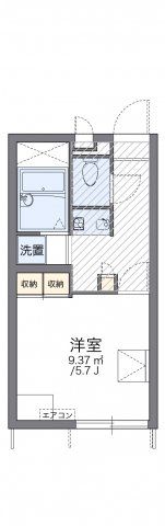 レオパレスセーヌの間取り画像