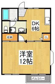 アップルパイⅢの間取り画像