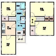 古川戸建の間取り画像