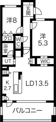 桜山西マンションの間取り画像