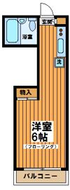 コーポラス佐方の間取り画像
