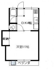 コーポ柳庵B棟の間取り画像
