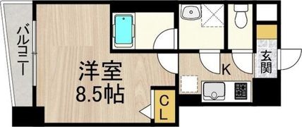CITY SPIRE浜大津駅前の間取り画像