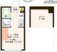 ハーモニーテラス小竹向原Ⅱの間取り画像