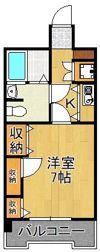 シャルマンステューディオVの間取り画像