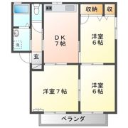 トレビアンSの間取り画像