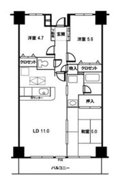 ルネスアレイゼの間取り画像