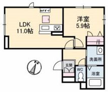 そよかぜK&Kの間取り画像
