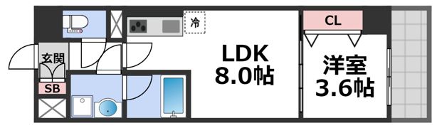 アルブル都島の間取り画像