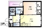 フジパレス東三国Ⅱ番館の間取り画像