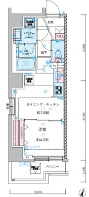 GENOVIA幡ヶ谷の間取り画像