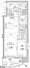 デュオステージ横濱桜木町の間取り画像