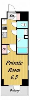City Lux Namba South（旧ラグゼナなんば南）の間取り画像
