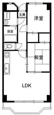 梅田プレミアムコートの間取り画像