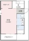 シャレル長沼Kの間取り画像