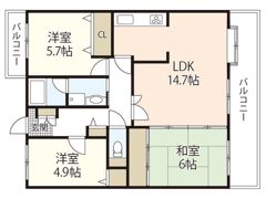 ロイヤルアーク高須の間取り画像