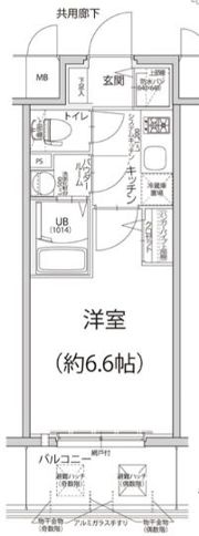 エスリード神戸大倉山ヒルズの間取り画像