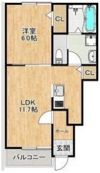 AFC RESIDENCE 見付Bの間取り画像