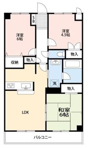 西浦和アネックスマンションの間取り画像