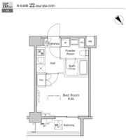 プラウドフラット戸越公園の間取り画像