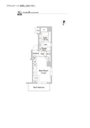 プライムアーバン長原上池台の間取り画像