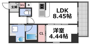 プレジオ永和EUROの間取り画像