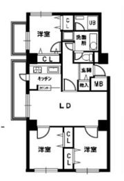中山手セントポリアの間取り画像