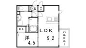 プレサンスTHE神戸の間取り画像