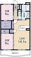 シャン・ド・フルールの間取り画像