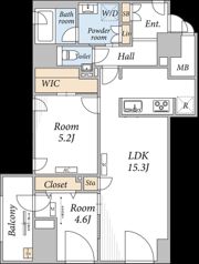 THE MAYFAIRの間取り画像