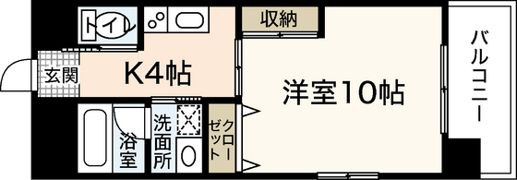 グロリアス十日市の間取り画像