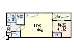フジパレス土橋の間取り画像